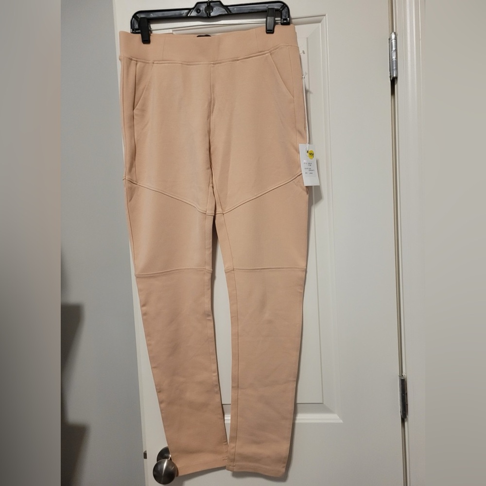 Lime & Vine Adelle Nude Morganite Joggers Large NWT